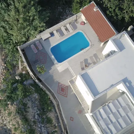Riva - Five Bedroom With Pool And Sea View فيلة Mokošica